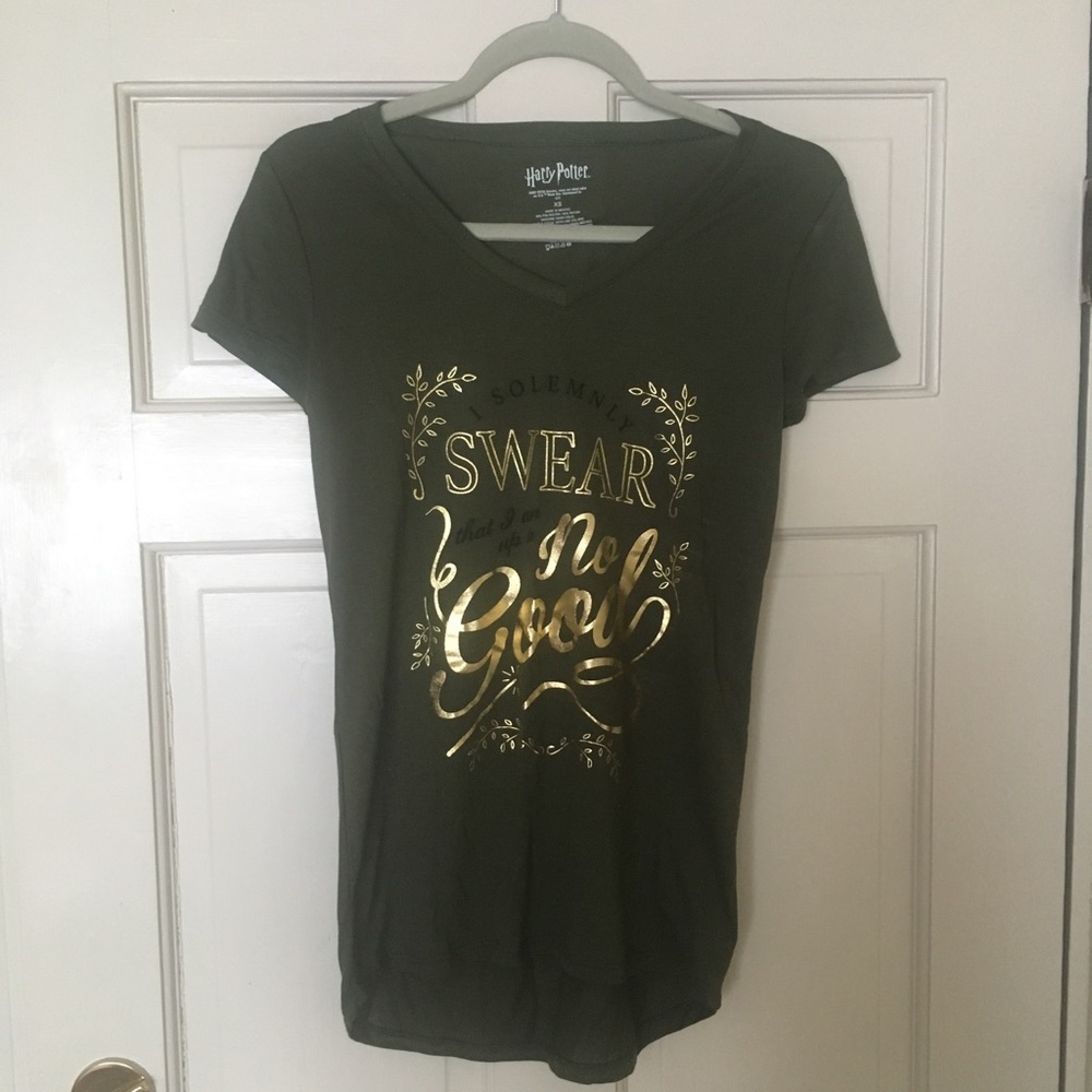 ⚡️Harry Potter -Up to No Good- Olive Green T-shirt